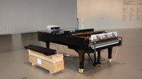 First installation to test the piano